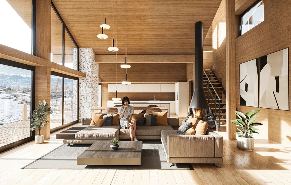 Un chalet exceptionnel un quartier chic Cleves proche des pistes ski