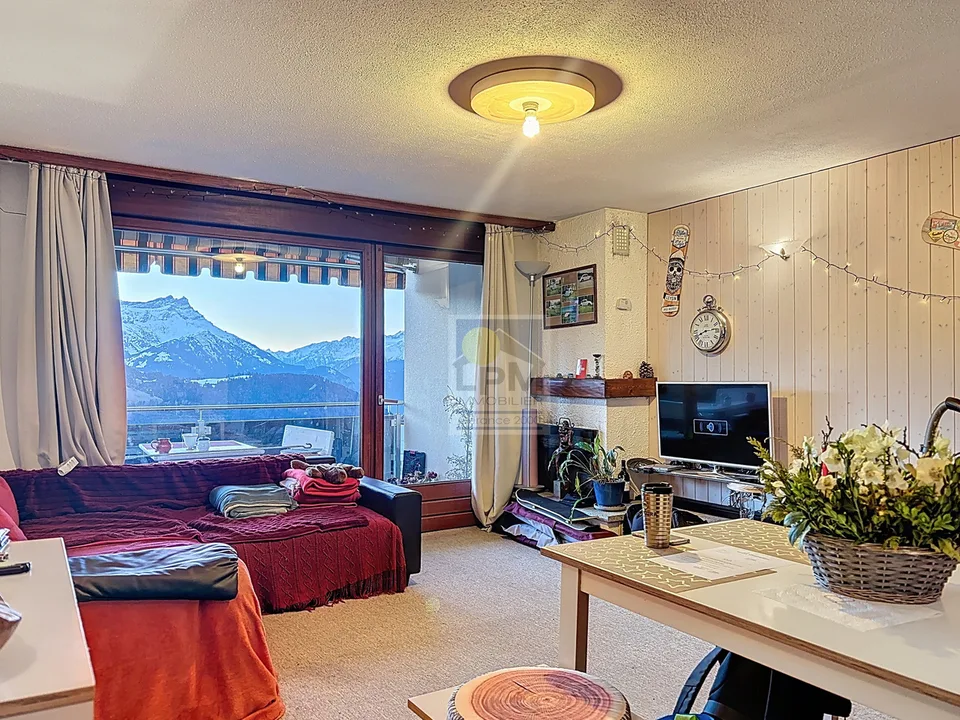 Appartement 2,5 pièces avec vue imprenable.