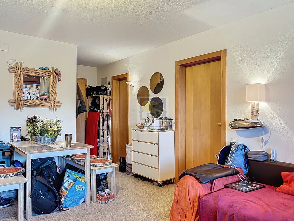 Appartement 2,5 pièces avec vue imprenable.