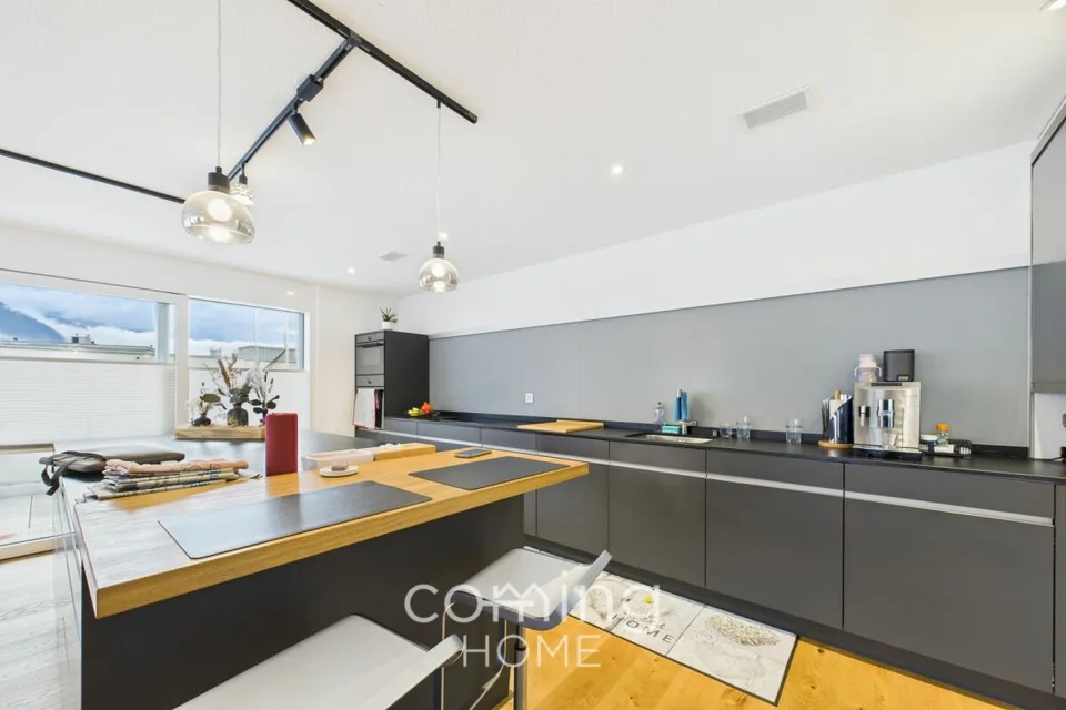 4.5-room penthouse flat in Brig-Glis - spacious terrace, Minergie-A certification, panoramic Alpine views
