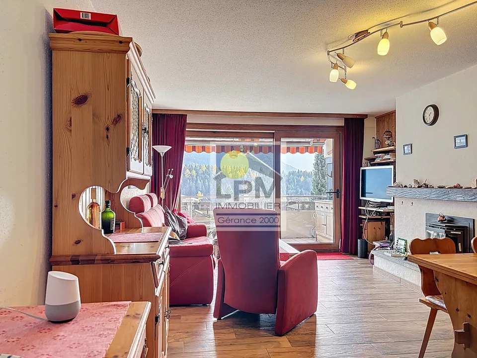 3.5p avec balcon plein sud et vue panoramique sur les Alpes