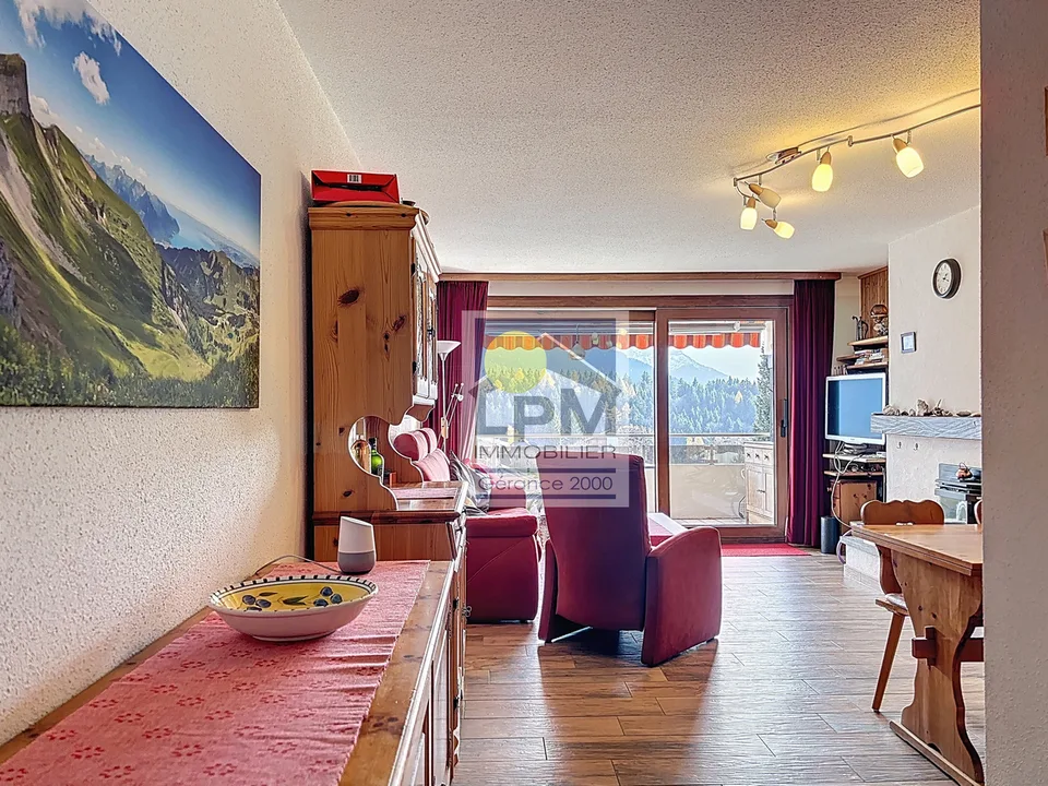 3.5p avec balcon plein sud et vue panoramique sur les Alpes