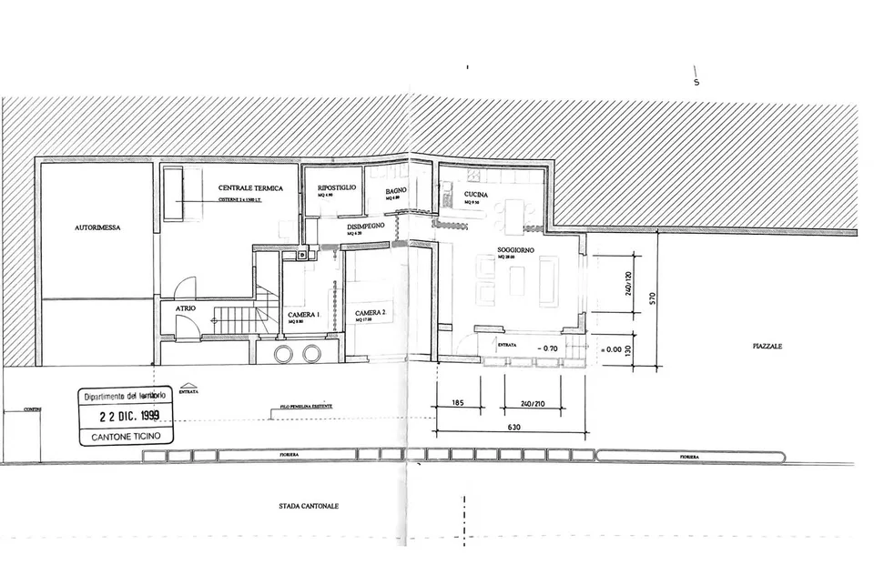 AFFARE - CASA CON TERRENO EDIFICABILE A PONTE CREMENAGA