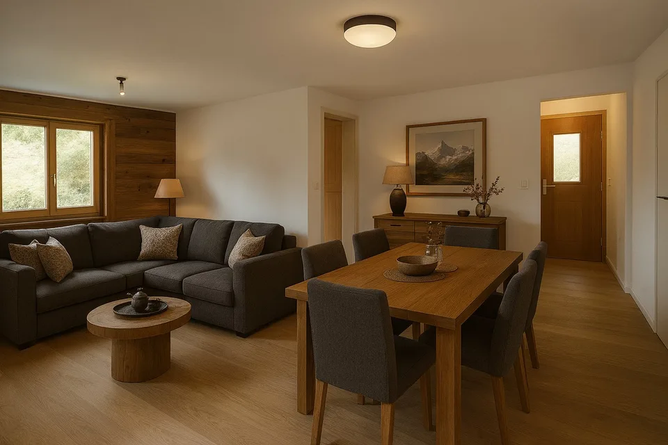 Appartement 5 pièces rénové avec vue à Veysonnaz