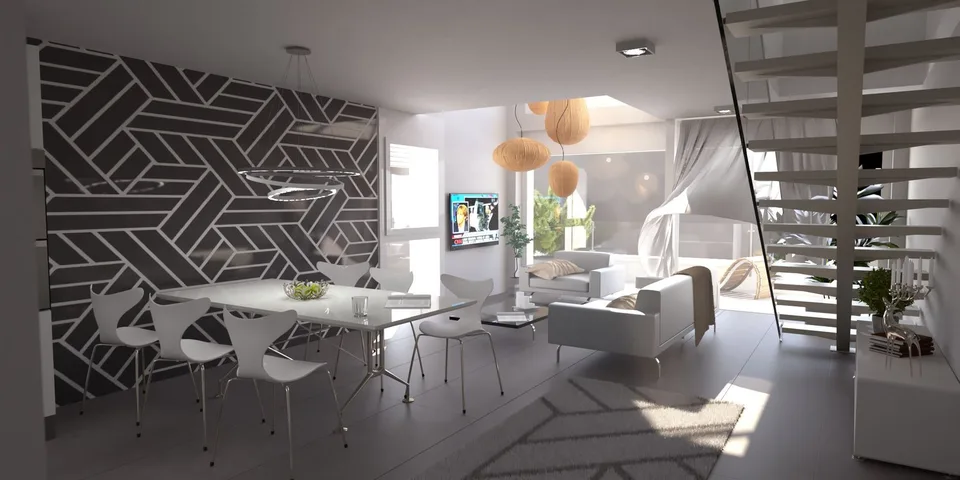 Privileged location - modern 3.5 room duplex apartment