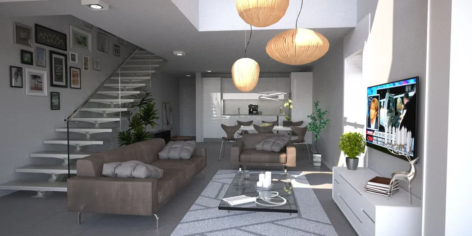 Privileged location - modern 3.5 room duplex apartment