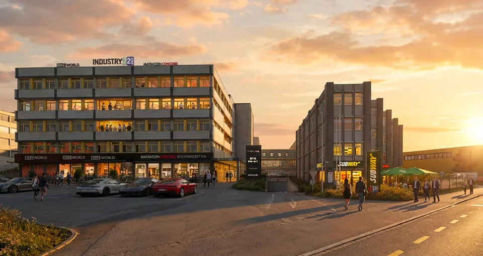 Move with perspective - commercial spaces in a central location in Volketswil