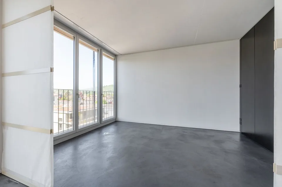 Loft apartment - top floor - with a view of the river landscape