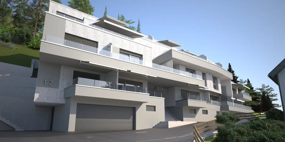 An privilegierter Lage - moderne 3.5 Zimmer Wohnung mit grosser Terrasse 2 seitig