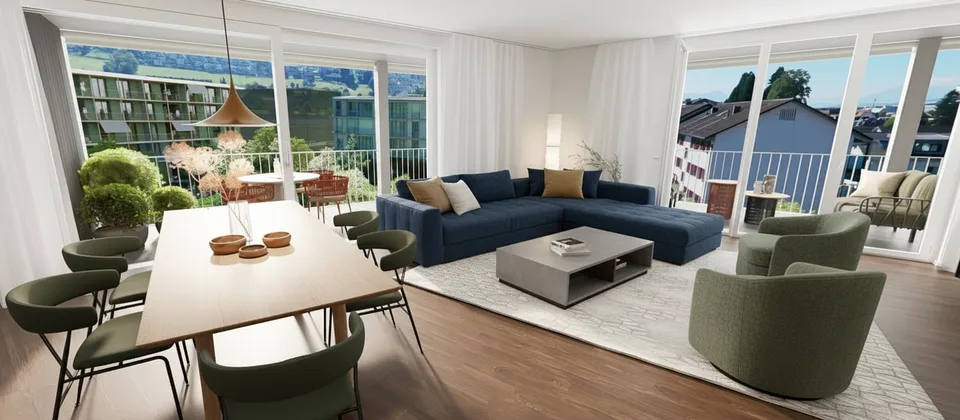 Neubau 2.5-Zimmer-Wohnung in Zug