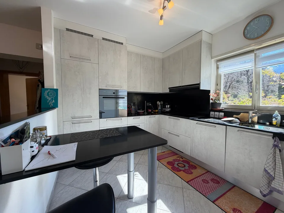 Detached two-family house 5.5 and 3.5 rooms with garden and garage in Bodio