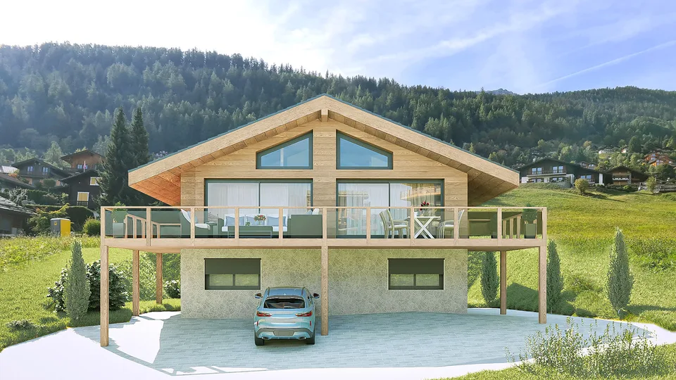 Réalisez vos rêves chalet à construire en résidence principale 6 pces demi