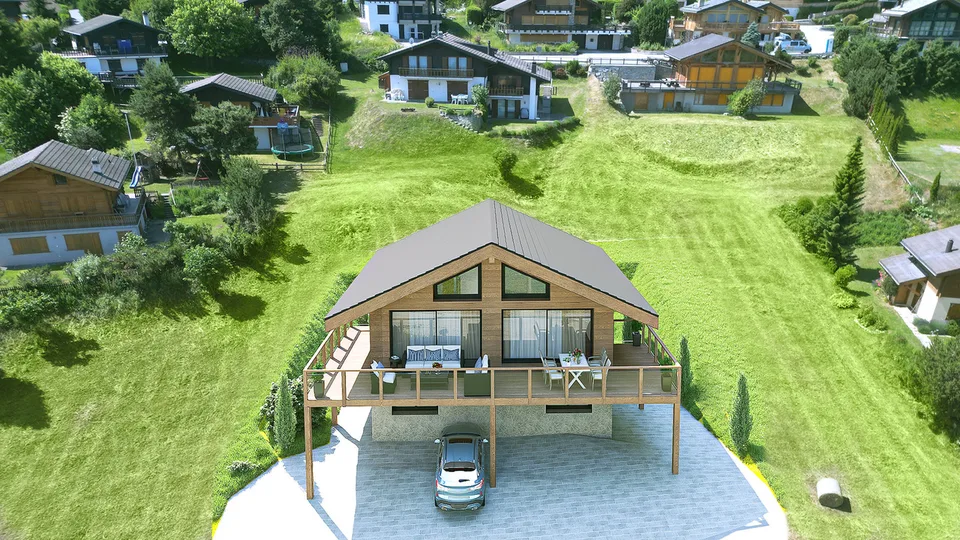 Réalisez vos rêves chalet à construire en résidence principale 6 pces demi