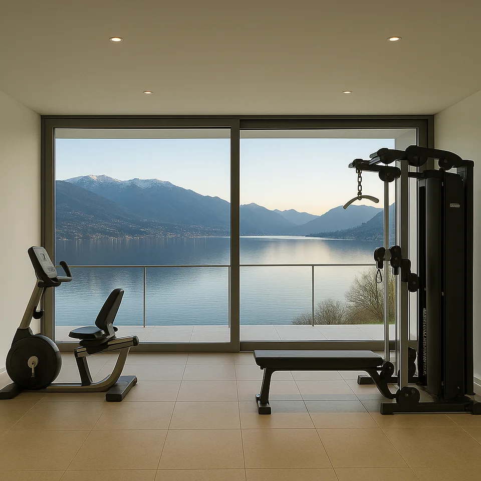 STUPENDA ED ESCLUSIVA VILLA VISTA LAGO 6.5 LOCALI A PUGERNA