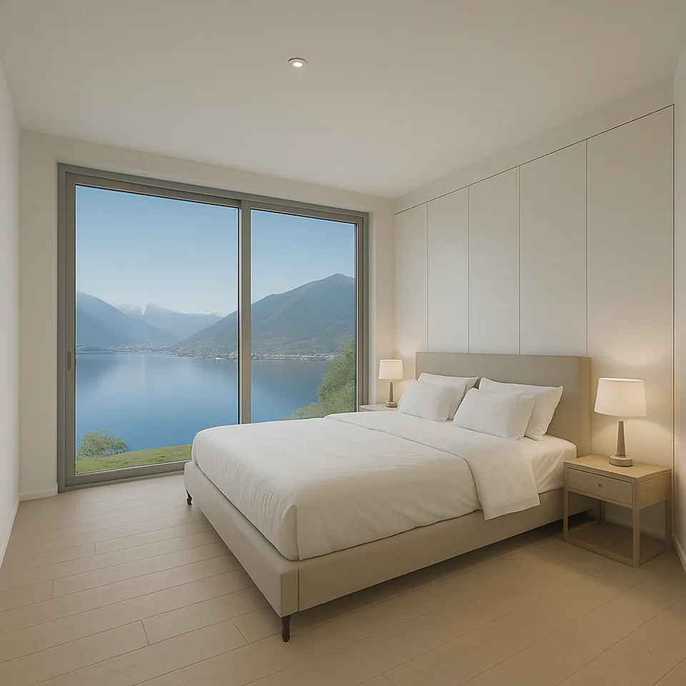 STUPENDA ED ESCLUSIVA VILLA VISTA LAGO 6.5 LOCALI A PUGERNA