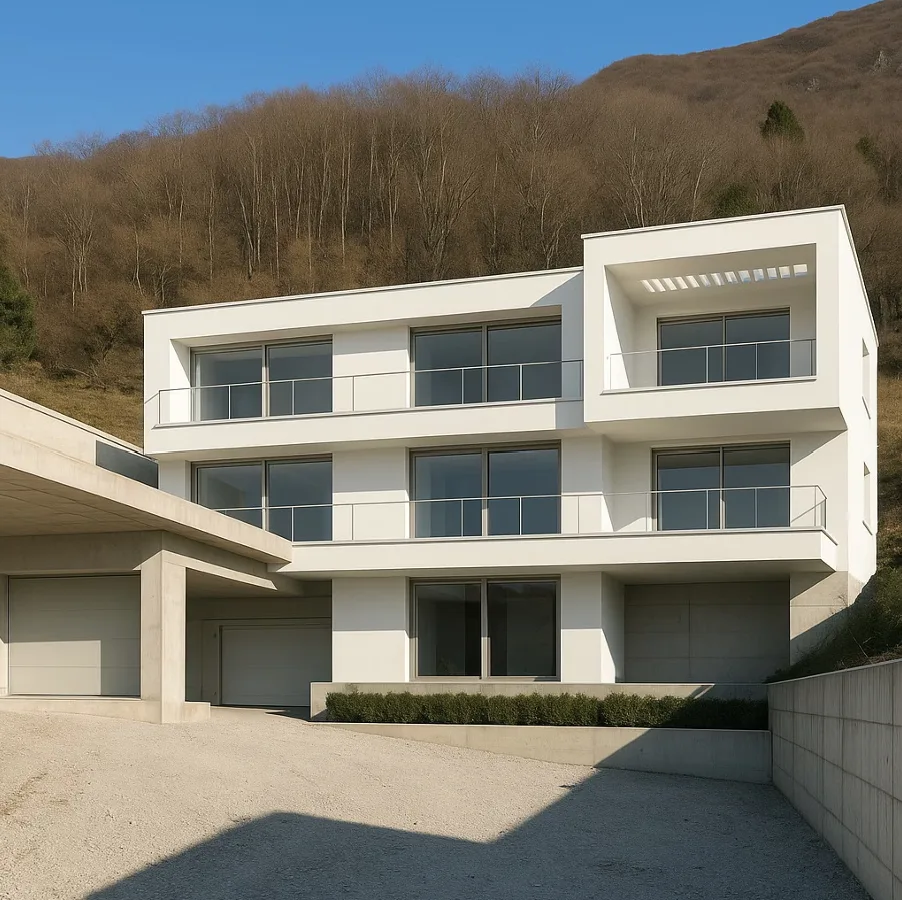 STUPENDA ED ESCLUSIVA VILLA VISTA LAGO 6.5 LOCALI A PUGERNA