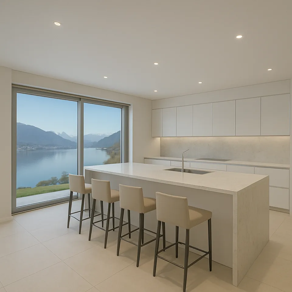 STUPENDA ED ESCLUSIVA VILLA VISTA LAGO 6.5 LOCALI A PUGERNA