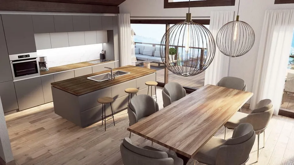 Chalet neuf dans un cadre unique proche de toutes les commodités avec