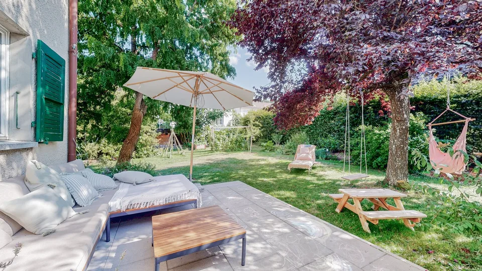 Habitation spacieuse avec jardin de rêve à Spiegel !