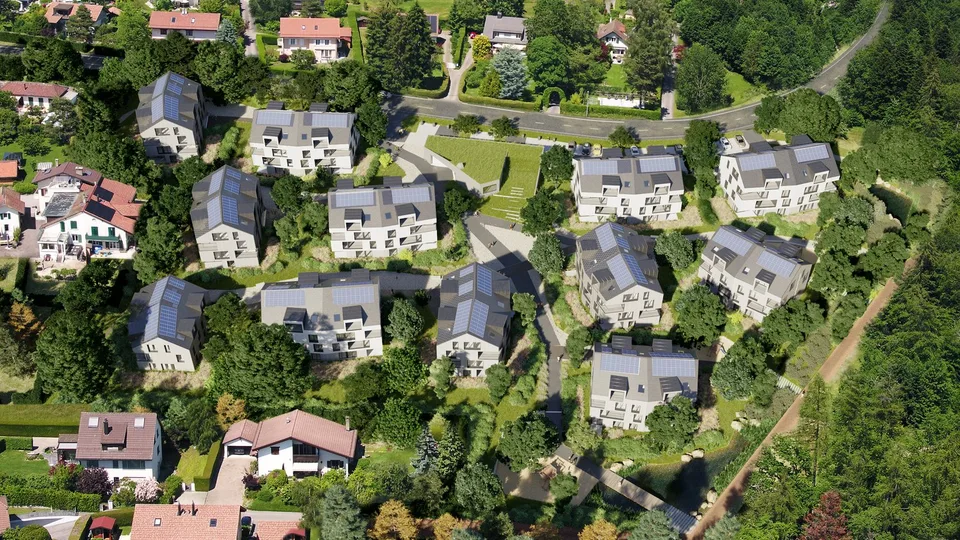 Appartement neuf de 5.5 pièces avec jardin privatif à Epalinges