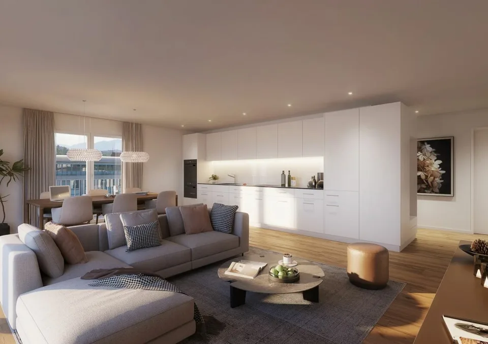 UrbanBlick Roggwil : Appartement en attique moderne 4,5 pièces dans un immeuble neuf