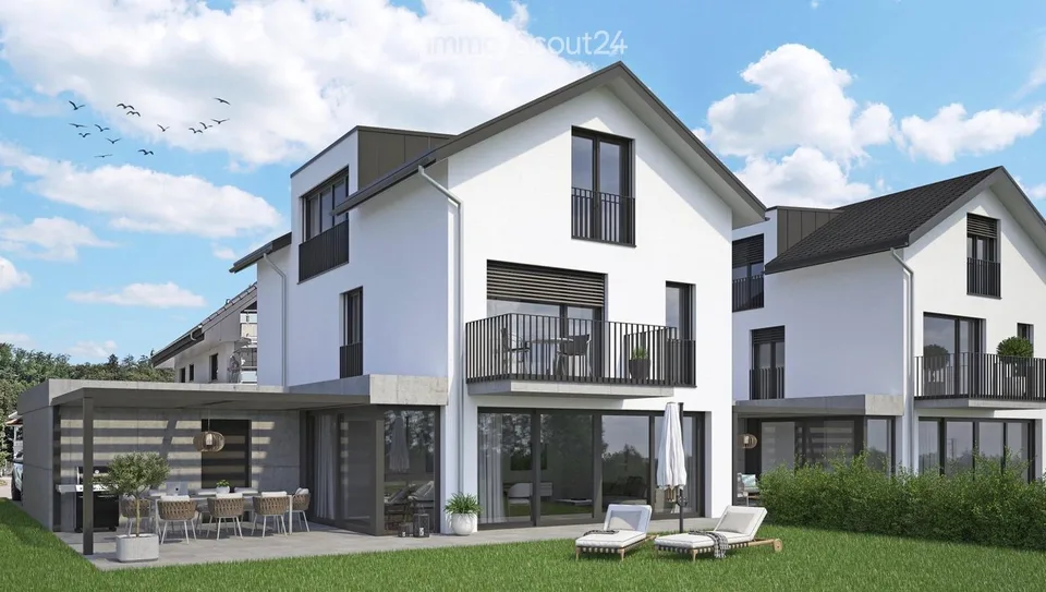 2 Neubau-Einfamilienhäuser mit Aussicht an einmaliger Lage in Thierachern – Bezug 2028