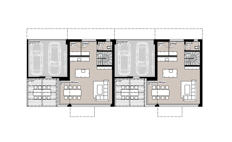 2 Maisons unifamiliales neuves avec vue à un emplacement unique à Thierachern – Prêtes à être occupées en 2028