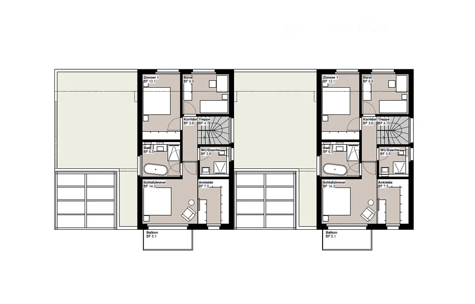 2 Maisons unifamiliales neuves avec vue à un emplacement unique à Thierachern – Prêtes à être occupées en 2028