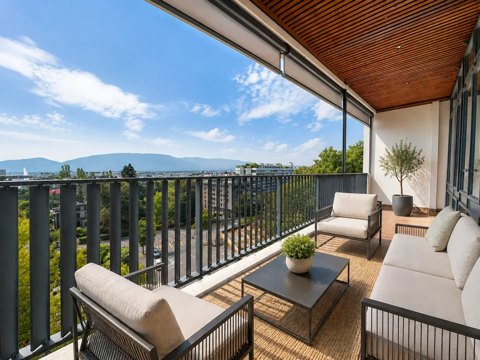 RARE: exceptionnel 5.5 pièces avec vue panoramique Genève/unique 3 bedroom unit overlooking Geneva