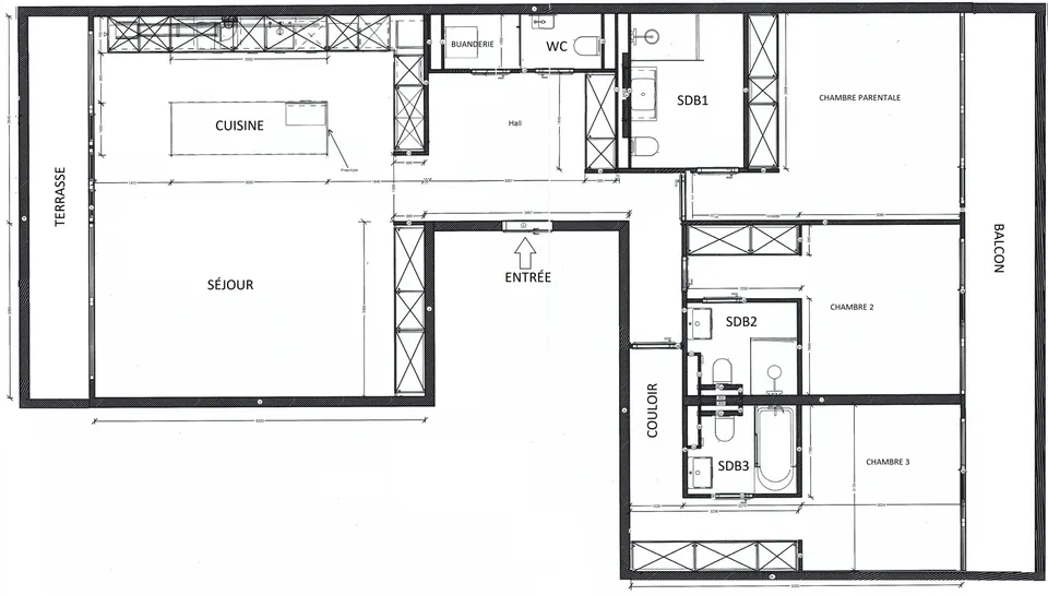 RARE: exceptionnel 5.5 pièces avec vue panoramique Genève/unique 3 bedroom unit overlooking Geneva