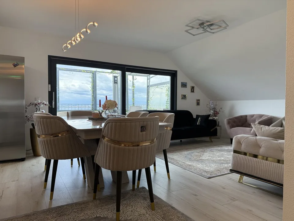 Recent house with three apartments and lake view