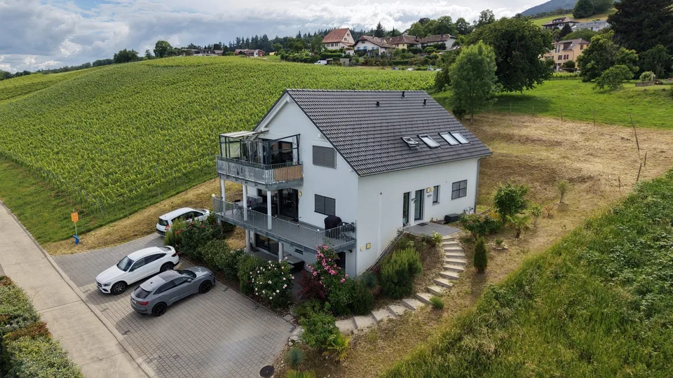Recent house with three apartments and lake view