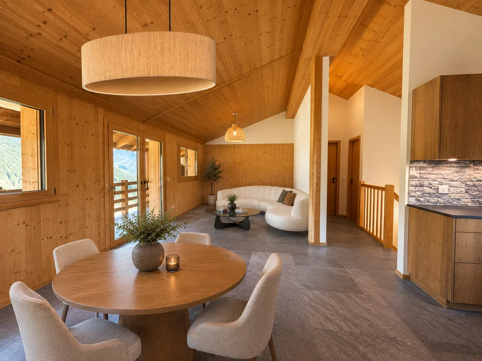 Altes Raccard zu einem Wohnchalet umgebaut — komplette Renovierung 2022
