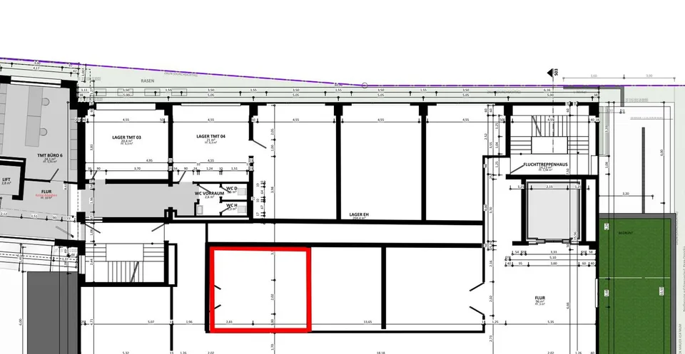 #15.3 Laboratorio moderno 5m² con aria condizionata, ventilazione, LAN, WLAN, videosorveglianza, parcheggio, centrale