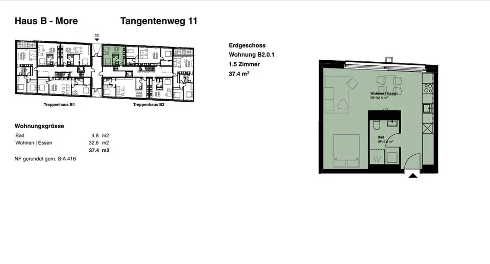 Modern and centrally located apartment in Basel