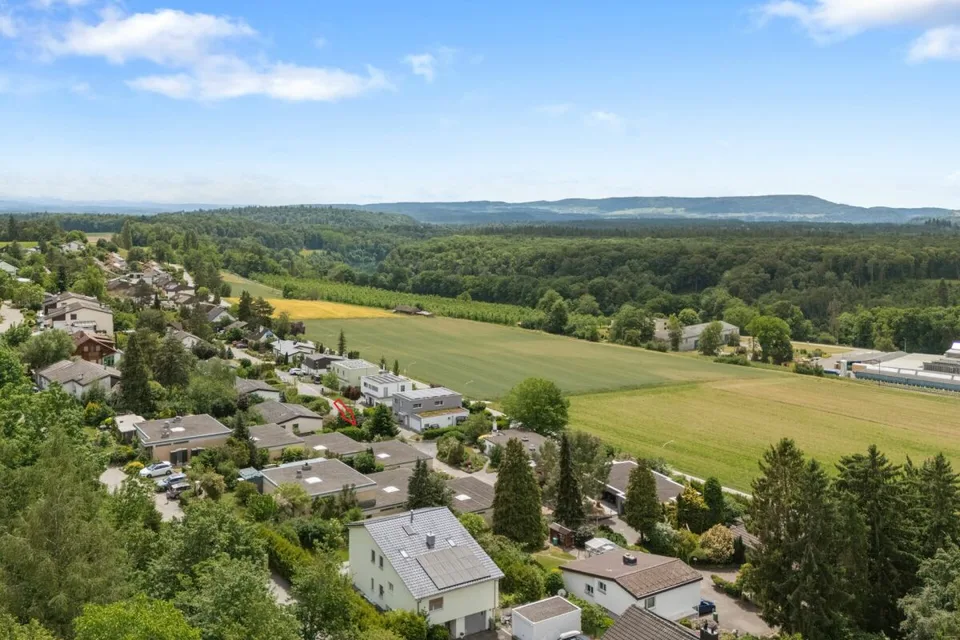 Emplacement résidentiel préféré à Dachsen - avec vue lointaine !