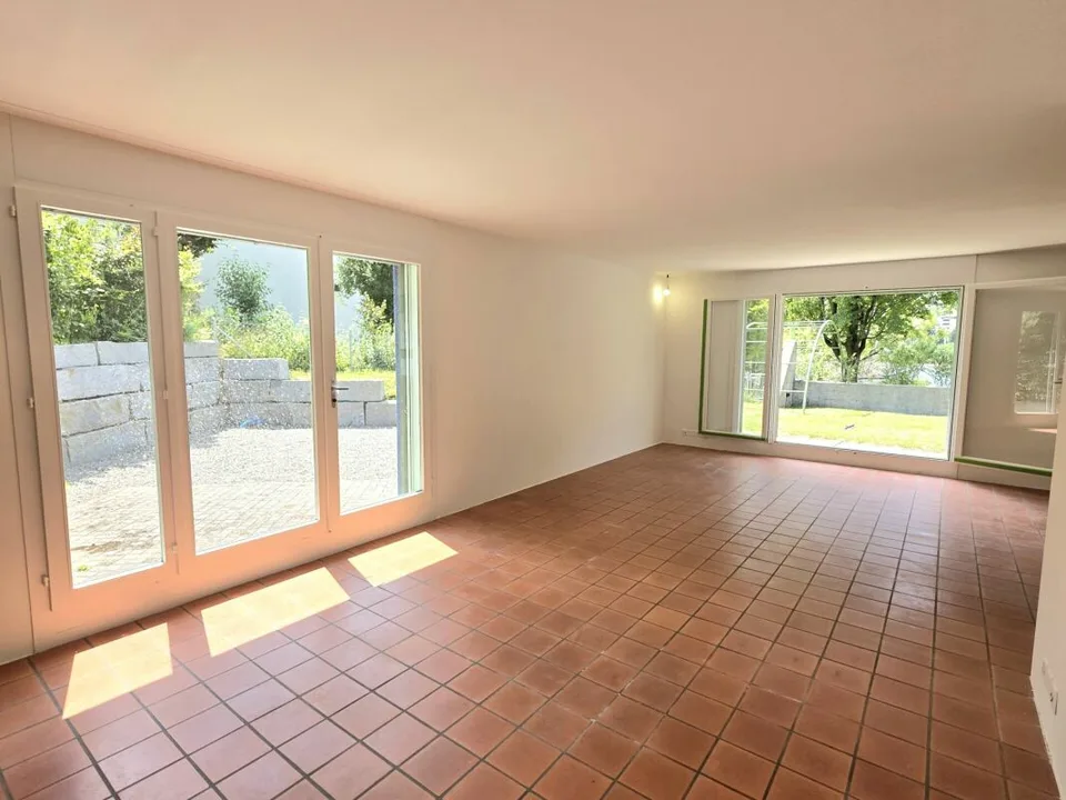 Living like in a single-family house - with 150 m² garden