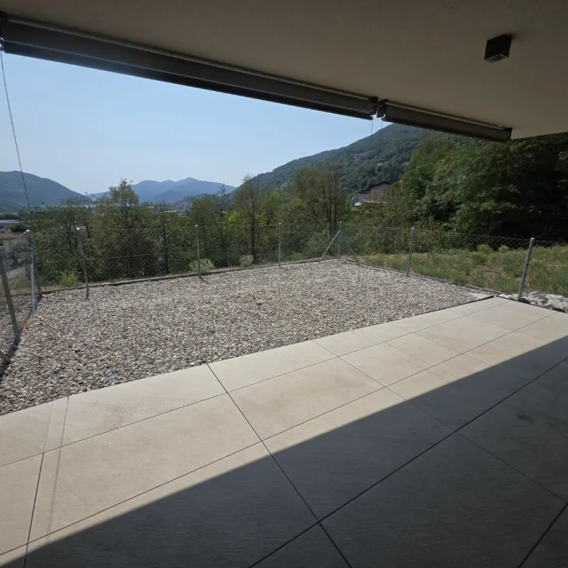 Zu vermieten in Bioggio 2.5 Zimmer mit Seeblick und Kühlsystem
