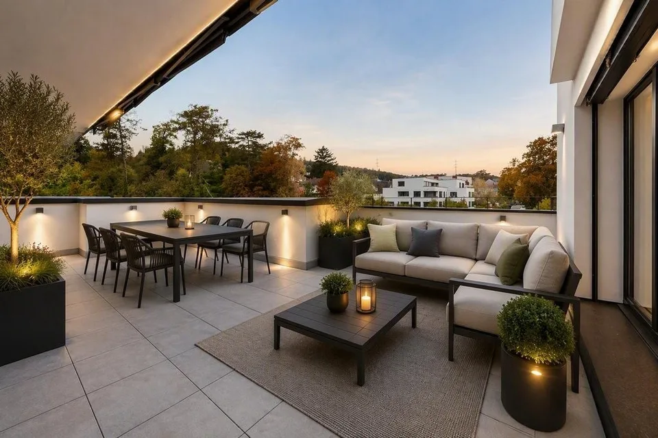 Enjoy your evening on your 126m2 rooftop terrace!