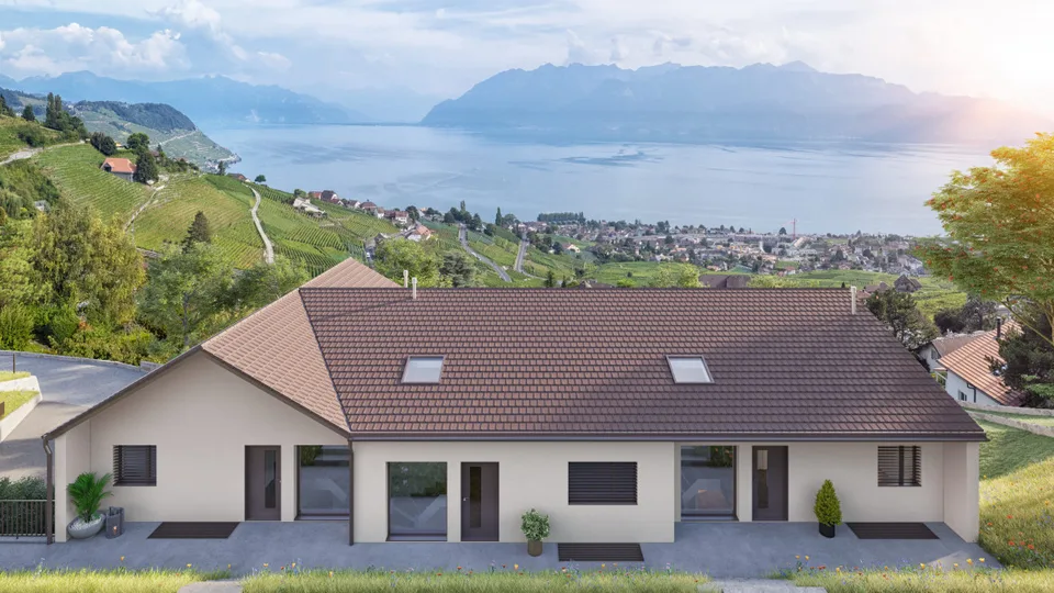 Elegant house - Breathtaking lake view in the heart of Lavaux