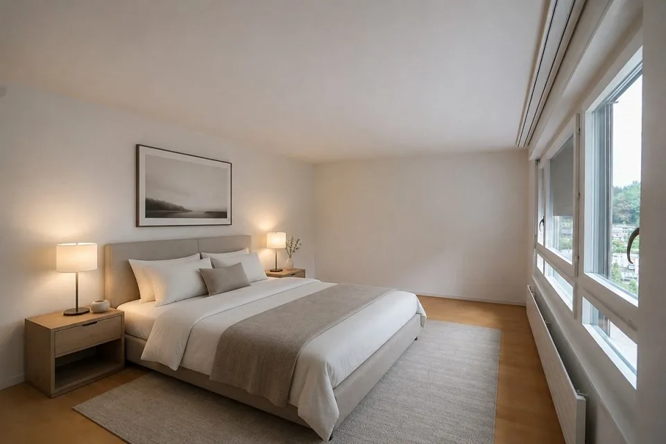 Appartement de 4½ pièces près de la ville avec vue imprenable sur l'Aare et le Wohlensee