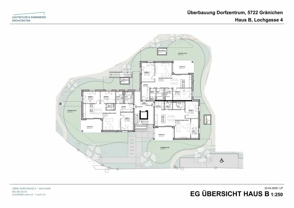 In the heart of Gränichen 3.5 room new apartments