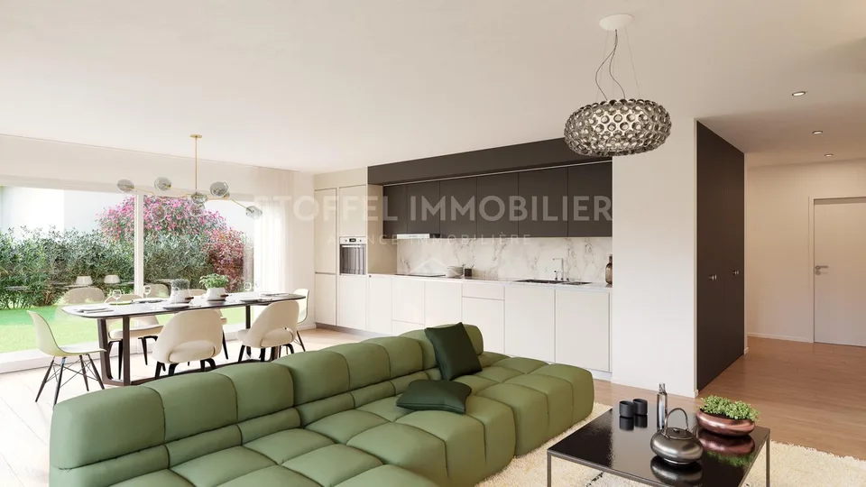 Three-room corner apartment with balconies