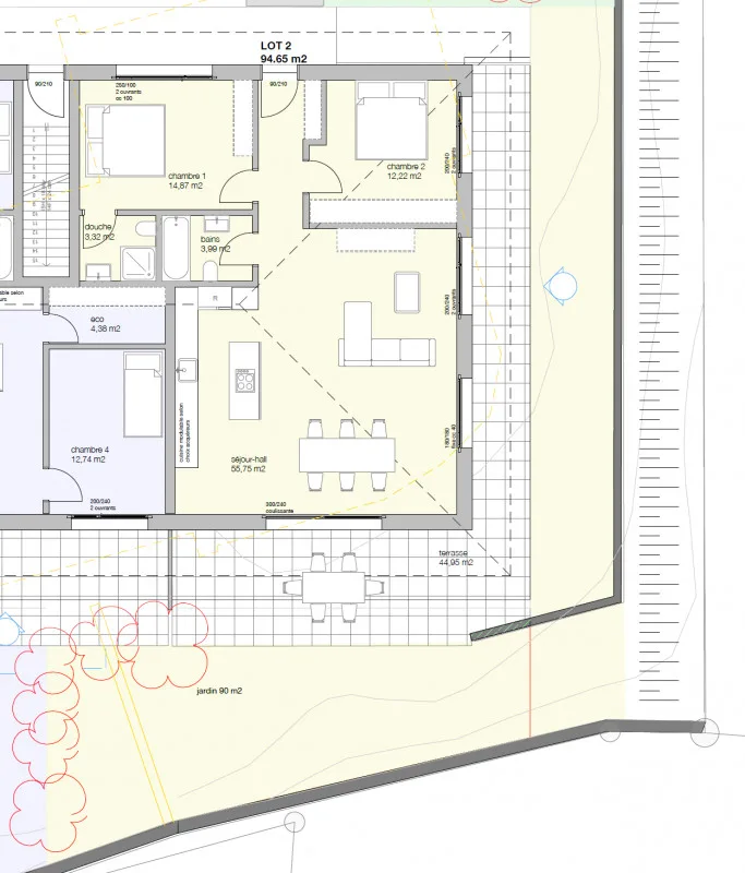 Last lot available! Construction start imminent! Magnificent 3.5-room apartment