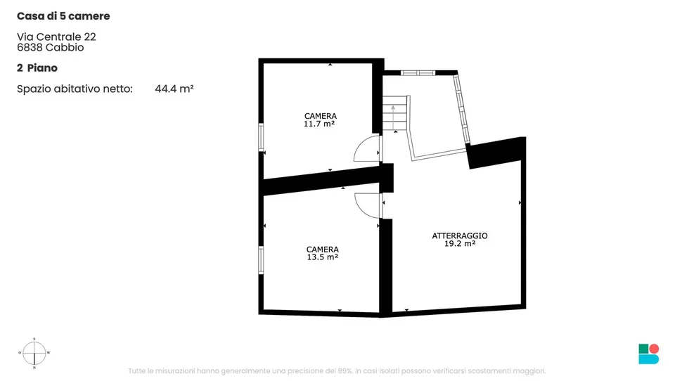 Characteristic and renovable 5-room house in Cabbio