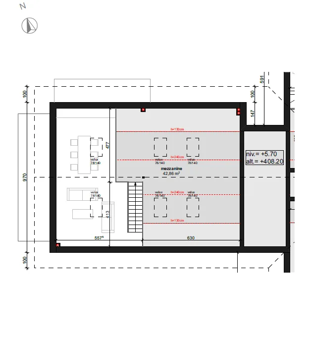 Ecublens – Magnifique appartement de 5.5 pièces avec un parfait ensoleillement !
