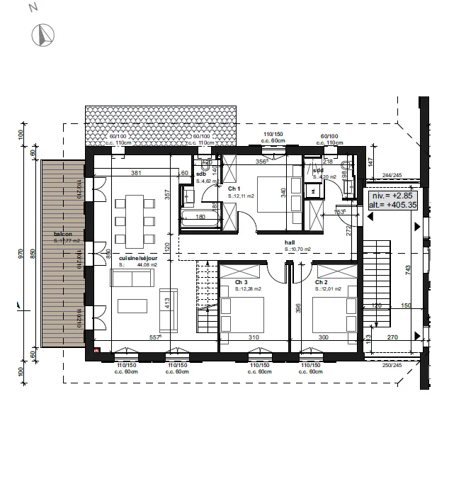 Ecublens – Magnifique appartement de 5.5 pièces avec un parfait ensoleillement !