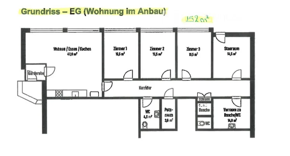 Appartamento di 5 ½ locali in affitto a St. Gallen