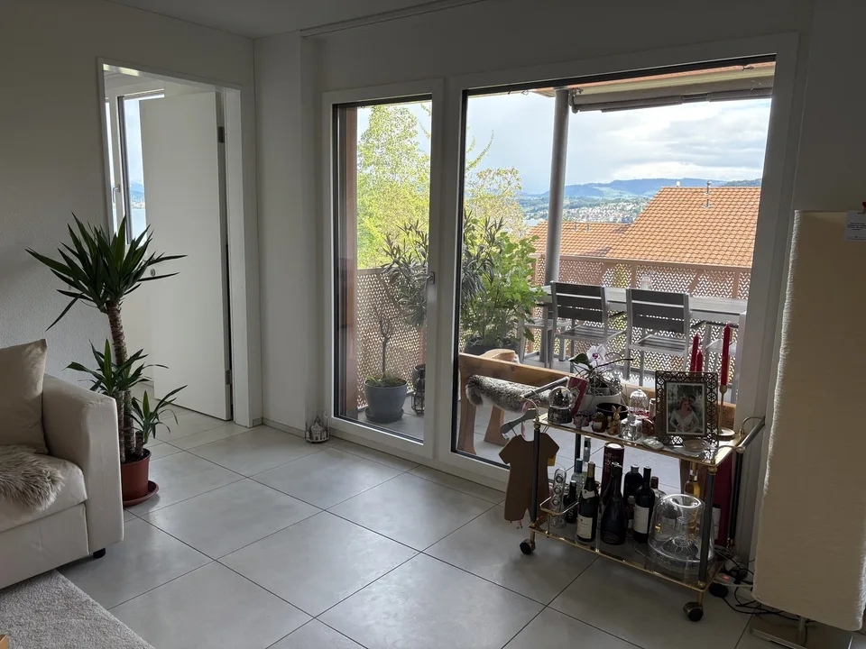 Wunderschöne möblierte 3.5 Zimmer Neubauwohnung mit Seesicht in Thalwil zur Zwischenmiete