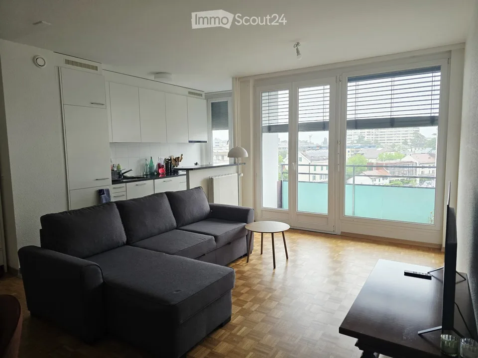 Helles 3.5-Zimmer-Apartment mit Balkon und atemberaubendem Blick in Châtelaine